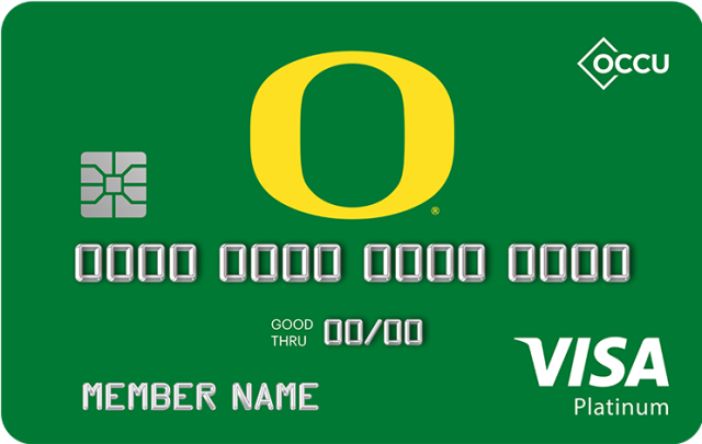 Tarjeta Oregon Duck Card de OCCU
