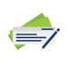 Ilustración de un cheque