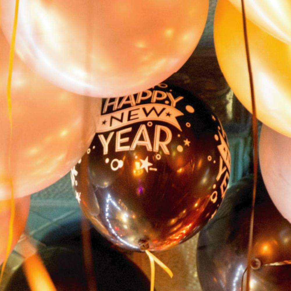 Globos de Feliz Año Nuevo