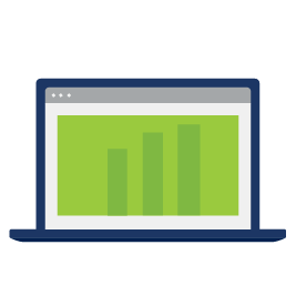 Computadora portátil con gráfico 