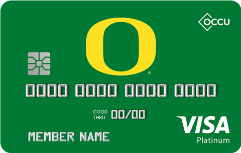 Tarjeta Oregon Duck Card de OCCU
