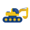 Ilustración de un vehículo en construcción